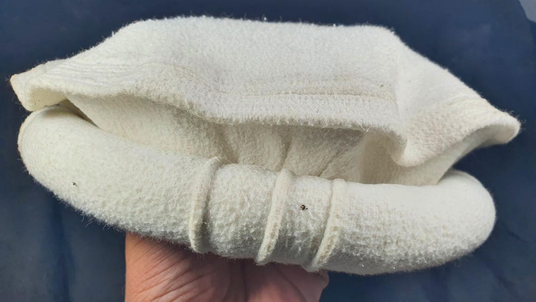 Afghan Topi Chitrali Pakol 100% Wool White Color Cap Pakol Peshawari ...