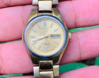 Vintage Seiko Ladies Watch #0185 Vintage Seiko Rainbow Watch, 18K Gold Plated, 1980s Japan - Etsy main image 4