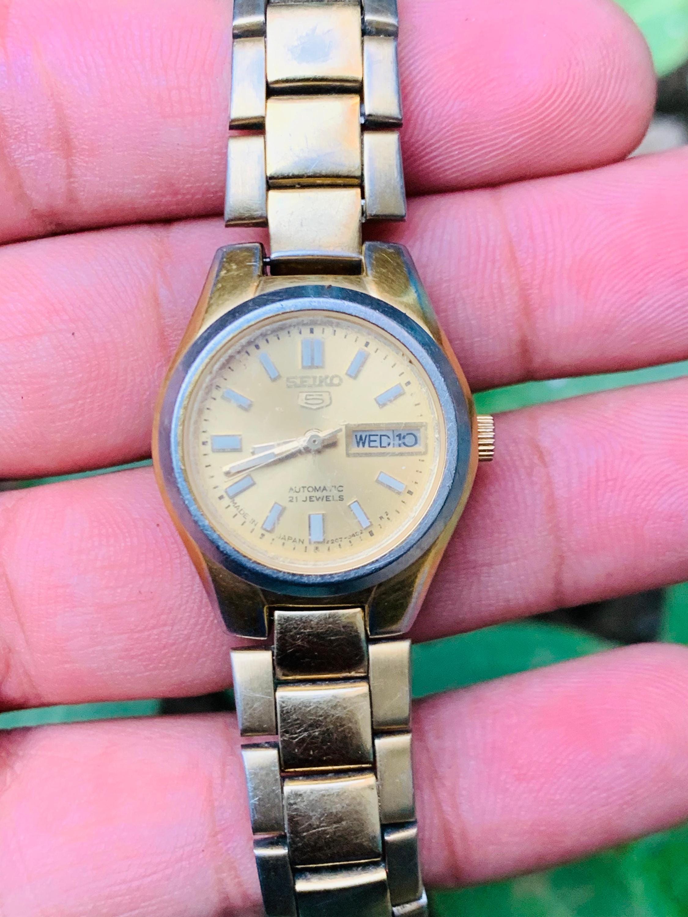 Seiko 5 Automatic 4207-0180 21 Jewels Day / Date Stainless Steel