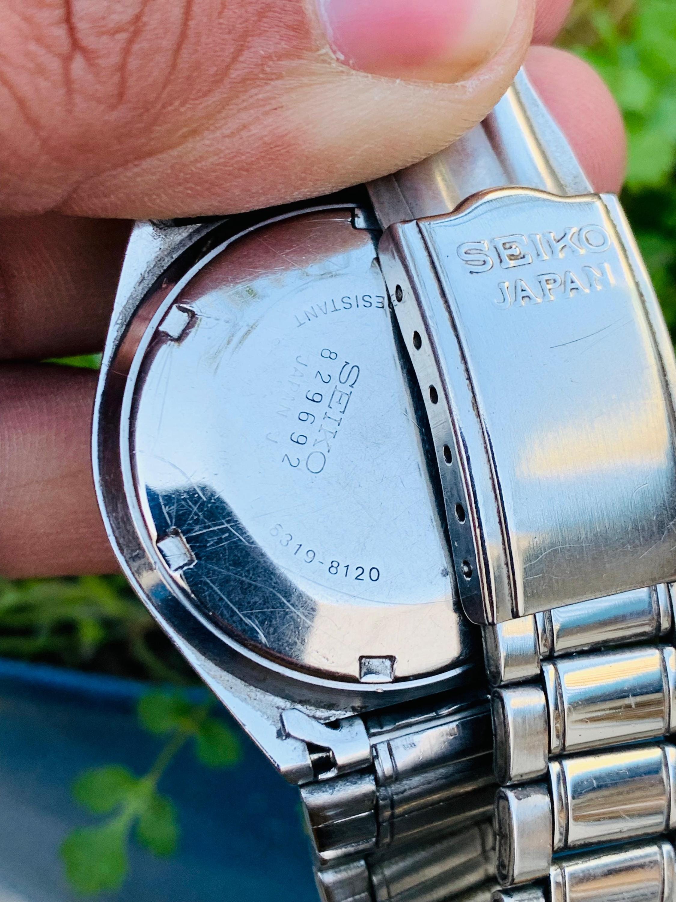 Seiko 5automatic 6319-8120 21 Jewels Day / Date Stainless Steel