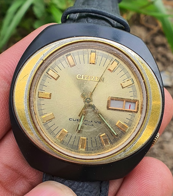 Citizen Automatic 4-722604T4 21 Jewels Day / Date Stainless Steel