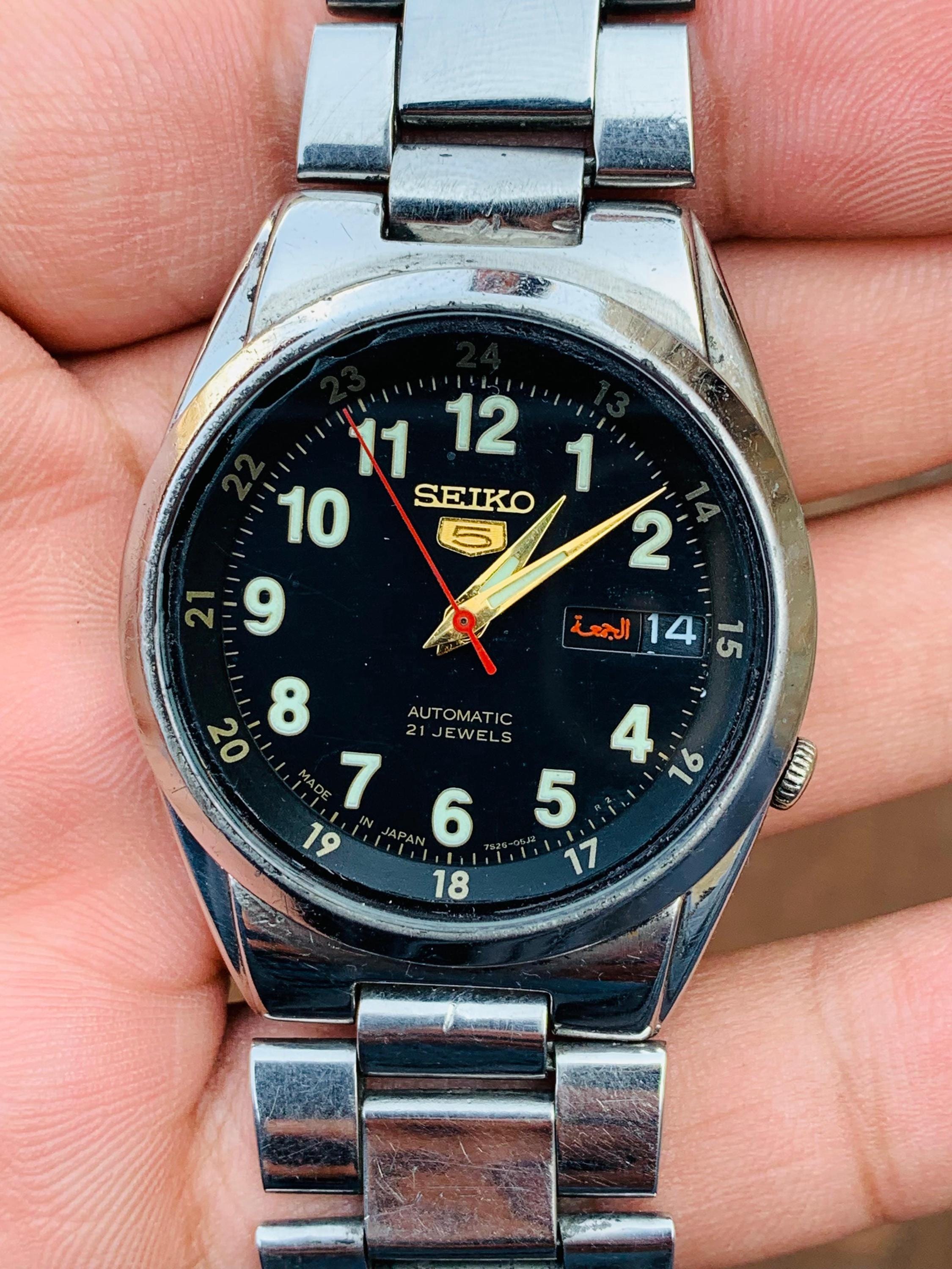 Seiko5 automatic 21 jewels 腕時計　自動巻き Seiko 5 SEIKO5 セイコーファイブ 21 Jewels腕時計 メンズ