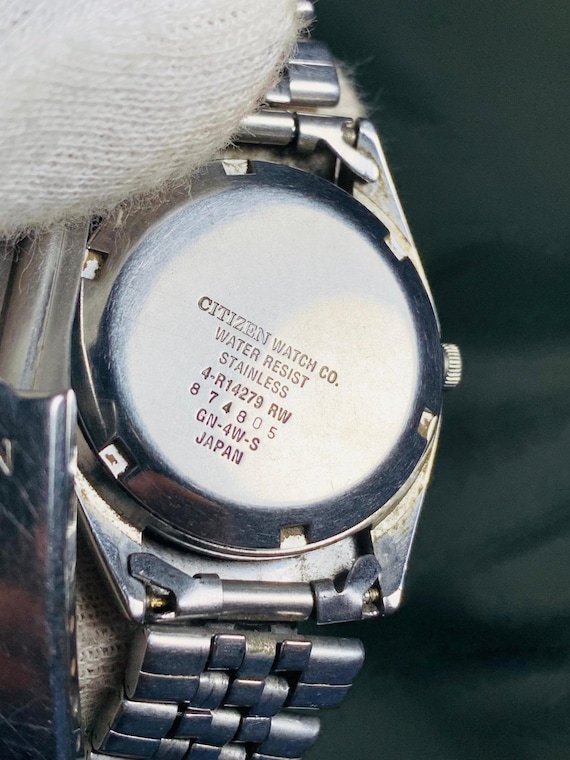 Citizen Automatic 4-R14279 RW 21 Jewels Day / Date Stainless Steel