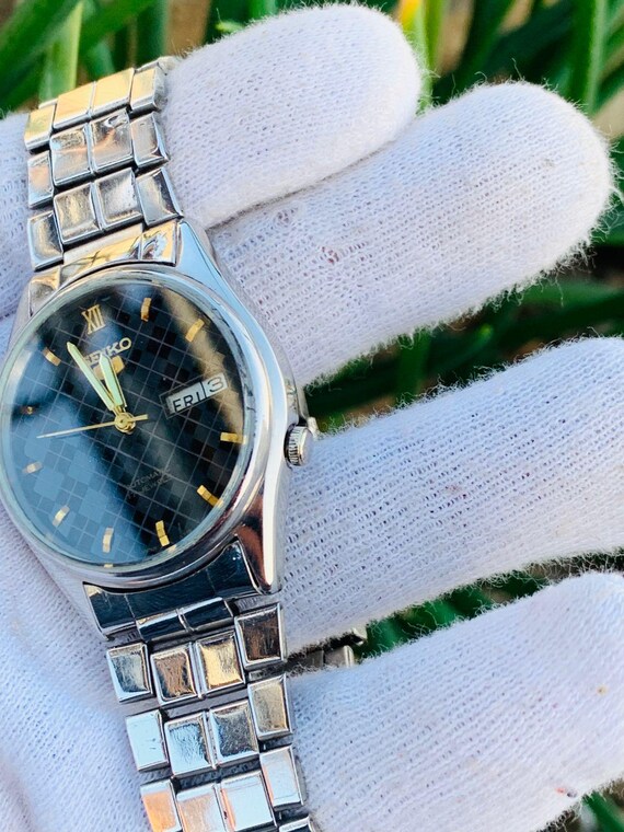 Seiko 5automatic 6309-8020 17 Jewels Day / Date Stainless Steel