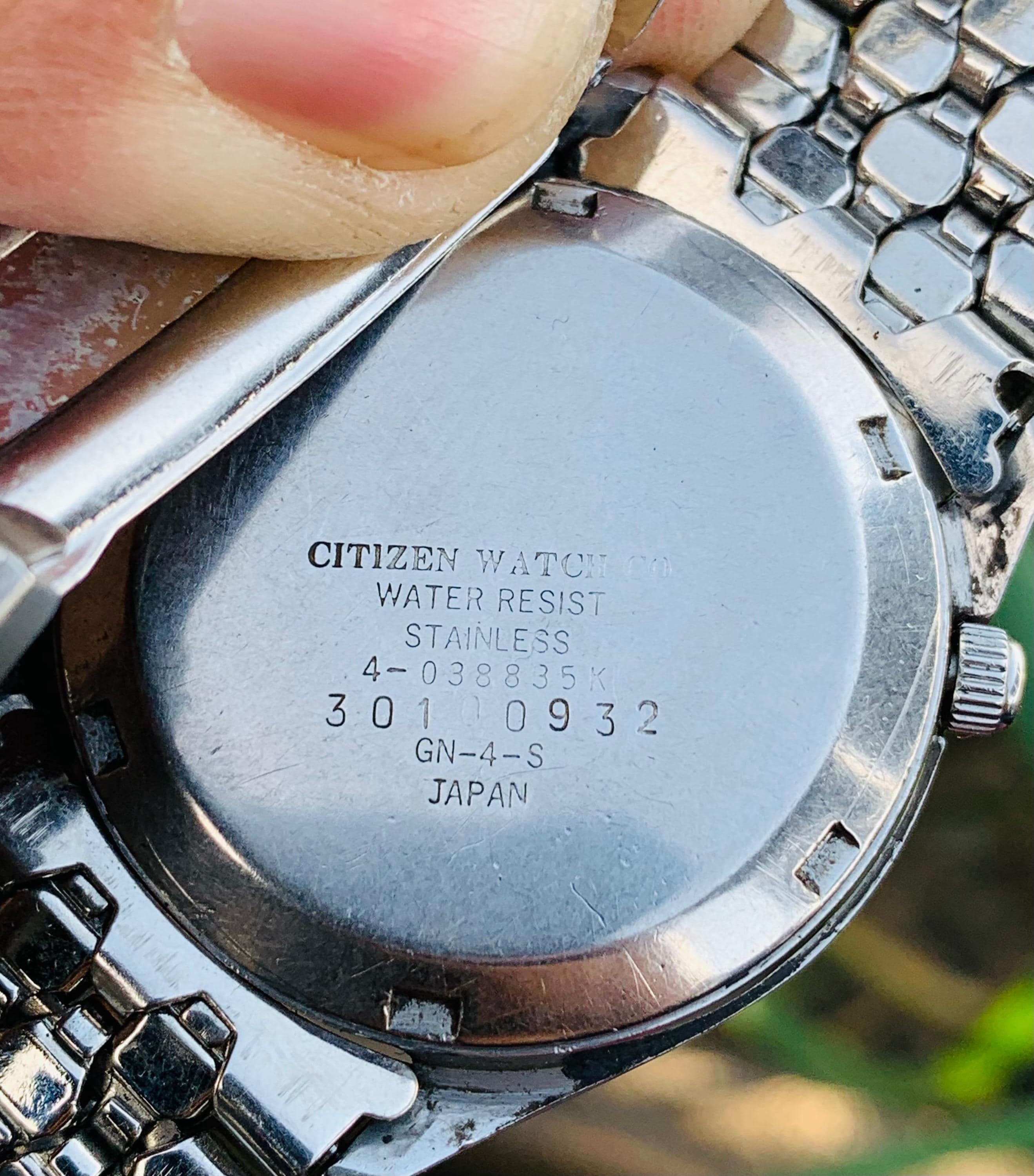 CITIZEN Automatic 4-038835 K 21 Jewels Day / Date Stainless Steel