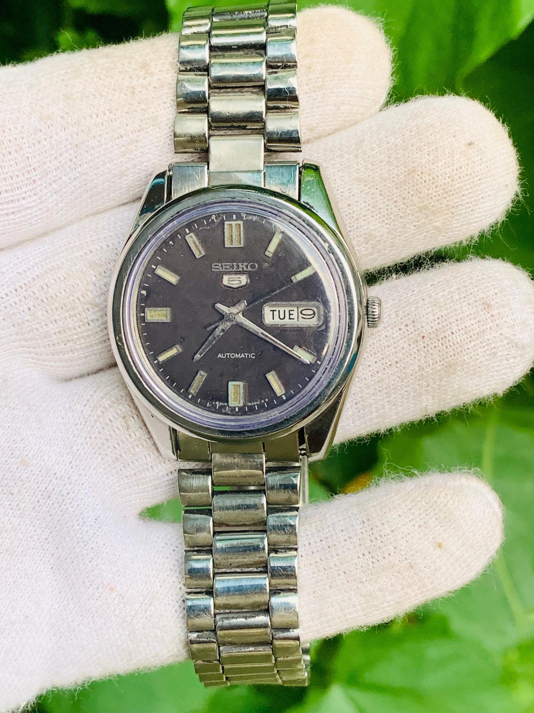 Seiko 5automatic 6319-8000 Day / Date Stainless Steel Water Resist
