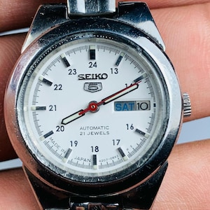 Seiko 5automatic 4207-01Y0 21 Jewels Day / Date Stainless Steel