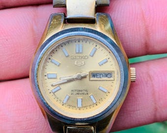 Seiko 5 Automatic 4207-0180 21 Jewels Day / Date Stainless Steel