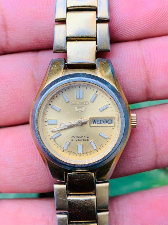 Seiko 5 Automatic 4207-0180 21 Jewels Day / Date Stainless Steel