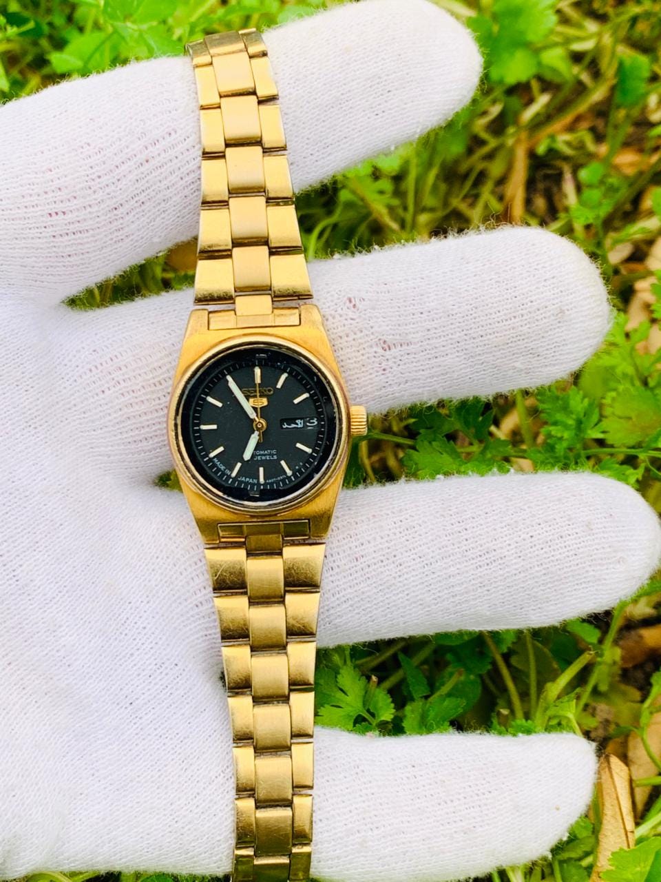 SEIKO 5 ケースセット Seiko 5 Automatic 4207-0051 21 Jewels Day / Date Case Gold