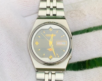 Citizen Automatic GN-4-S Day / Date Stainless Steel Water Resist Citizen Automatic GN-4-S Day / Date Stainless Steel Water Resist