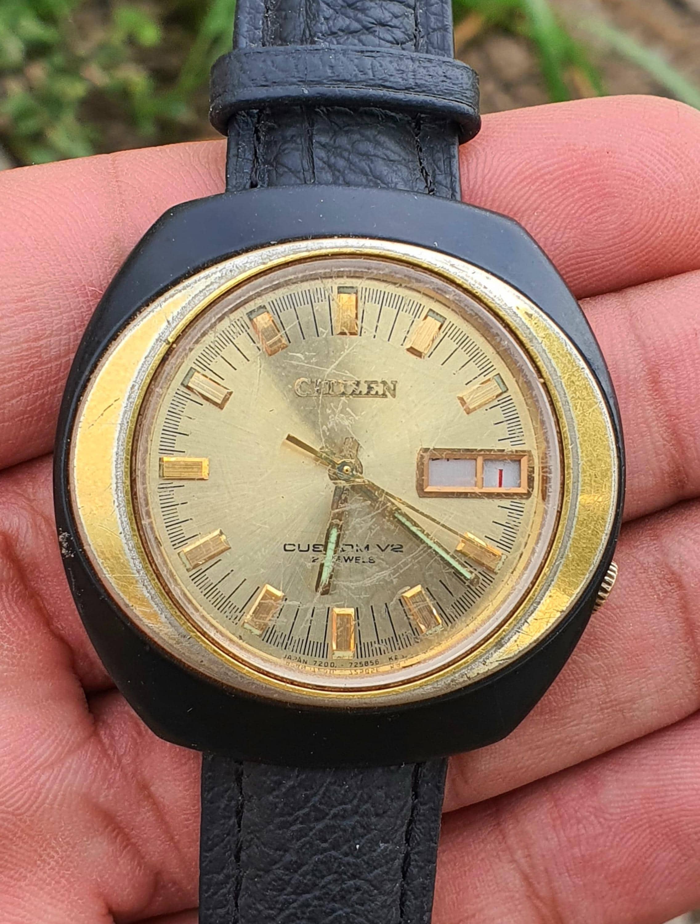 Citizen Automatic 4-722604T4 21 Jewels Day / Date Stainless Steel