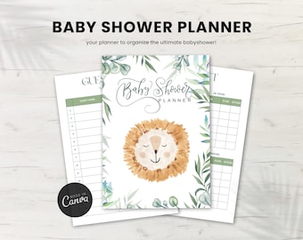 Printable Baby Shower Planner: Pregnancy Event Checklist (Digital Download)