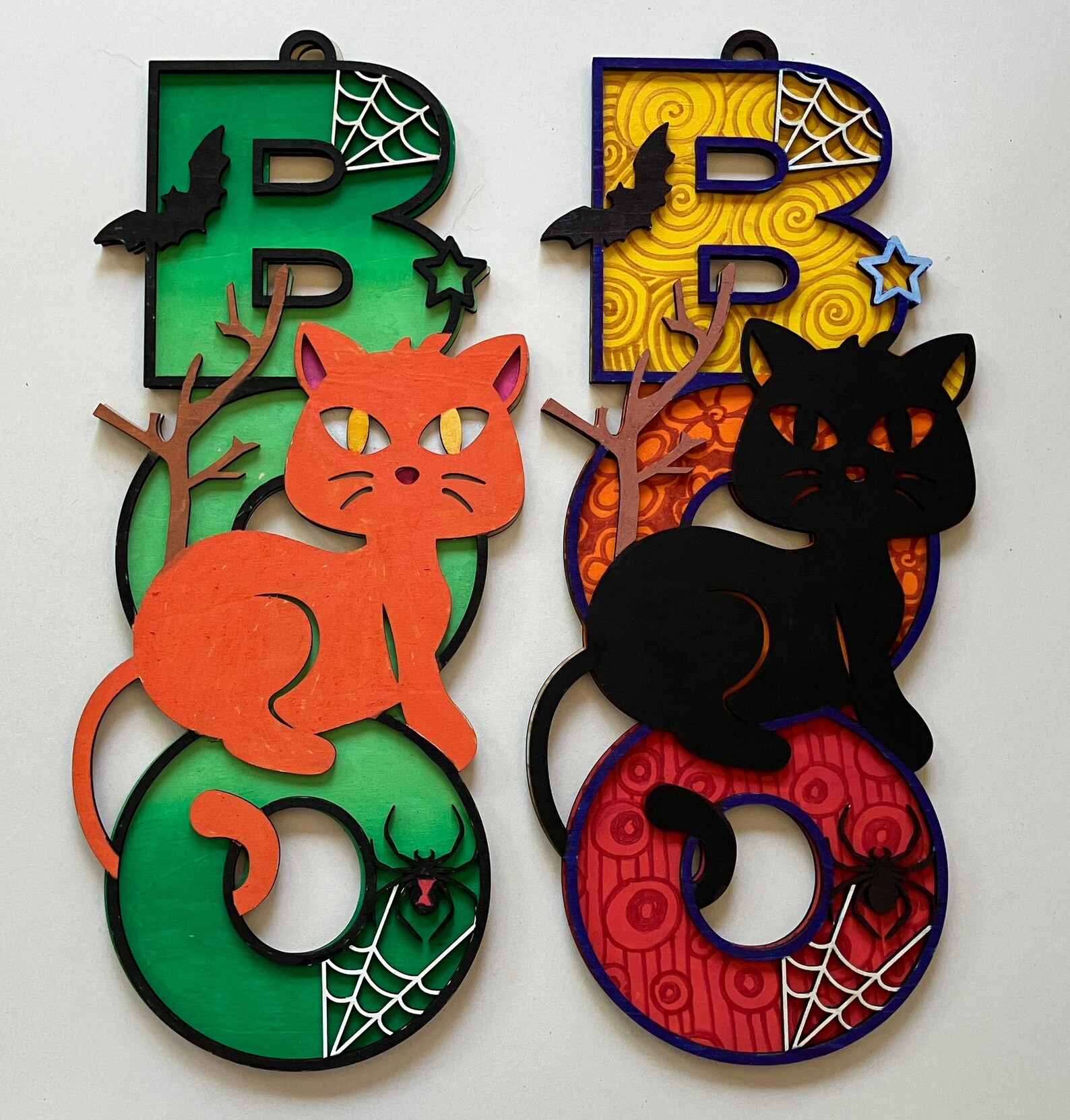 Fustelle Metalliche Per Scrapbooking Happy Halloween - Set Gatto, Girasole E Foglie Per Biglietti Fai Da Te - 3