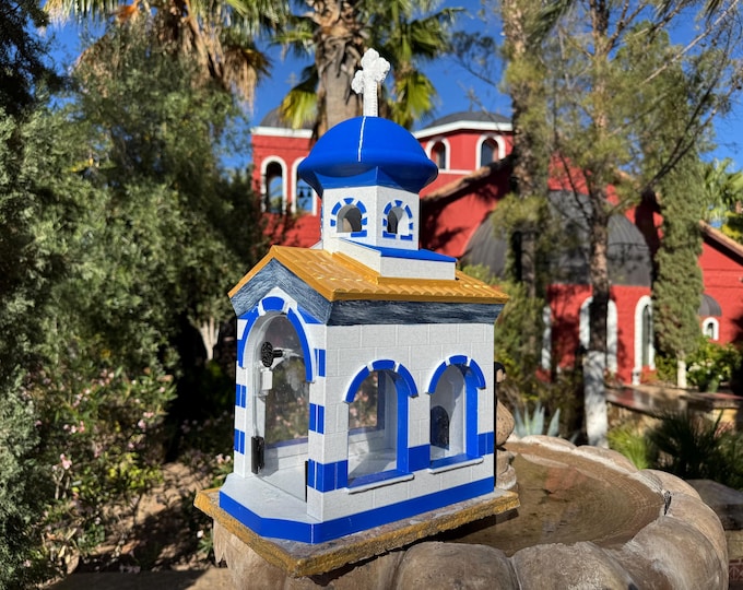 NEW Saint John the Baptist Chapel – 3D Printed & Hand-Finished, Orthodox Prayer Shrine, Sacred Space for Home