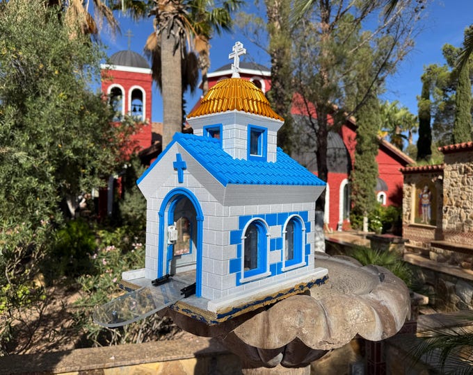 Holy Protection Orthodox Chapel – 3D Printed & Hand-Finished Shrine