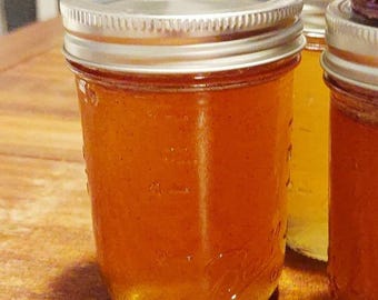 Home-made, Farm Fresh, All Natural, Cinnamon Apple Jelly, 1/2 Pint, 8oz