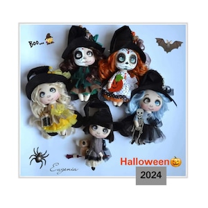 Handcrafted Halloween Witch Doll, Charming Halloween Witch Doll, Enchanting Handmade Witch Doll, Spooky Textile Amulet for Home Decor