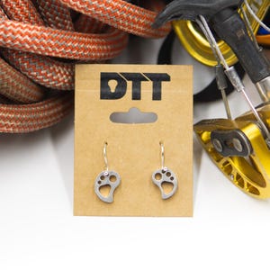 Rock Climbing Cam Lobe Earrings - Rock Climber Gift - Rock Climbing Accessory