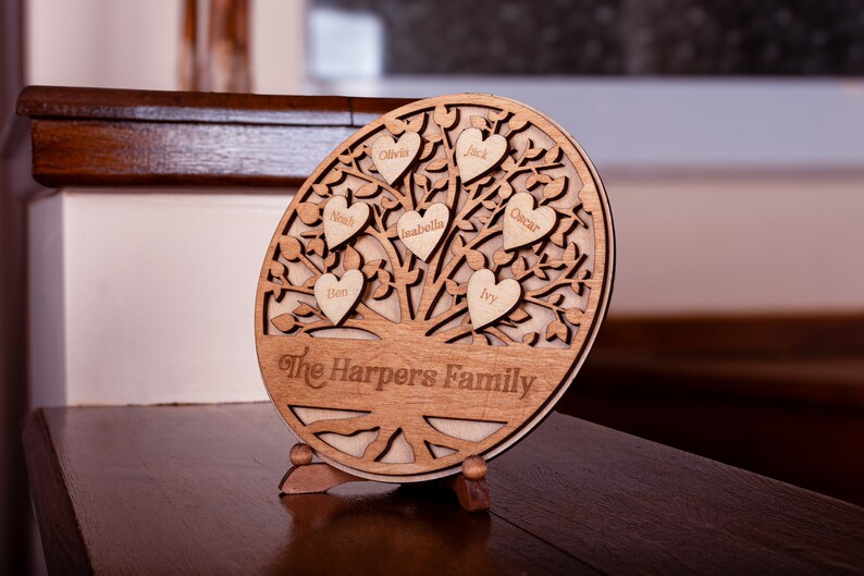Personalized Family Tree Wall Decor, Custom Family Gift, Perfect Gift
