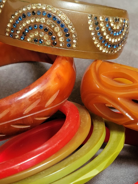 Bakelite Bangles, 1930's