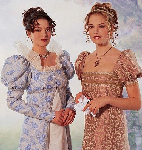 OOP Regency Empire Waist Jane Austen Bridgeton Dress And Coat Historical Costume Garb  Empire Waist Dress Plus Size Butterick 6630 New/Uncut