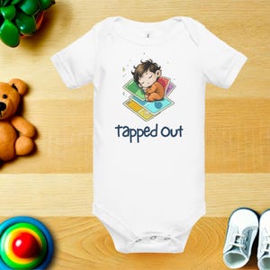 Magic: The Gathering "Tapped Out" Baby Bodysuit