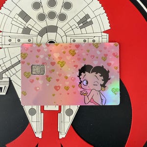 Betty Boop Kredit-/Debitkartenaufkleber