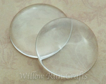 20 Pack 25mm Glass Circle Cabochon(09-11-680)