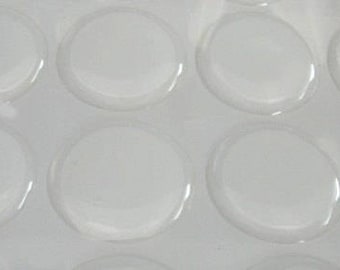 25mm Clear Circle Epoxy Domes, Circle Resin Stickers  (01-05-180)