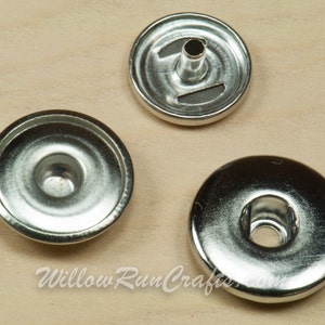 10 Pack 18mm Snap Button Hardware- Chunk Snaps  (07-52-002)