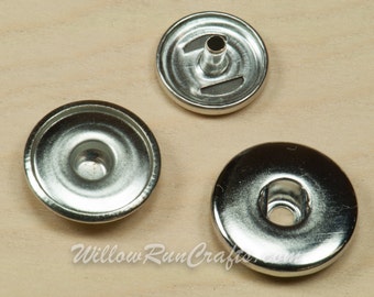 10 Pack 18mm Snap Button Hardware- Chunk Snaps  (07-52-002)