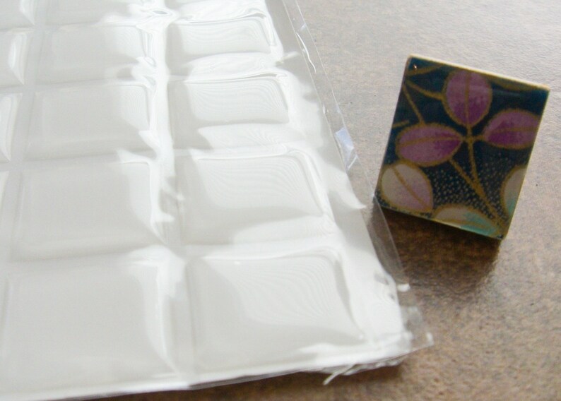 Scrabble Size Clear Epoxy Dome Stickers 20 X 18mm Epoxy Etsy