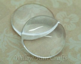 200 Pack 16mm Glass Circle Cabochon (09-11-650)