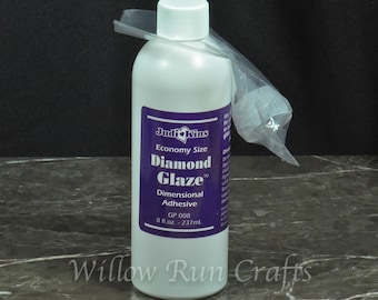 Judikins Diamond Glaze 8 oz, Craft Glue, Clear Glaze  (01-03-162)