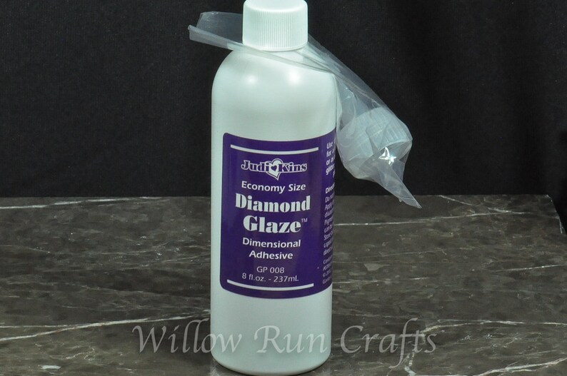 Judikins Diamond Glaze 8 Oz Craft Glue Clear Glaze Etsy