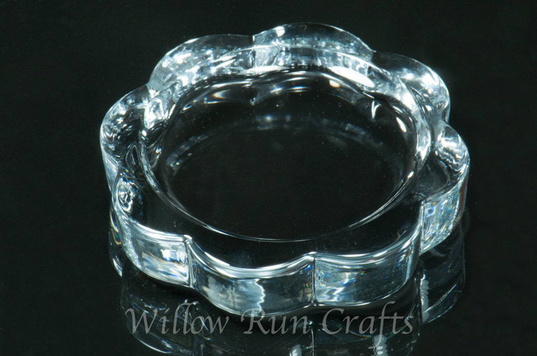 Glass Scalloped Paperweight Kit, Highlight Your Treasures Etsy