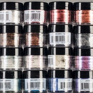 Jacquard Pearl Ex Powdered Pigments 32 colors 3 gram each