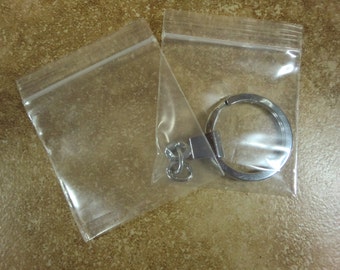 100   Reclosable 2 inch x  2  inch Plastic Zip Bags