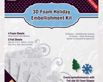 Scrapbook Adhesives 3D Foam Holiday Embellishment Kit