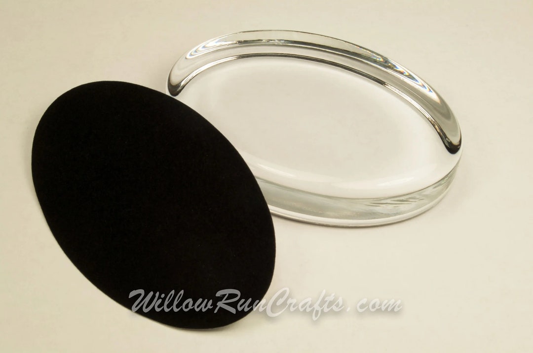 Glass Oval Paperweight Kit, Highlight Your Treasures Etsy