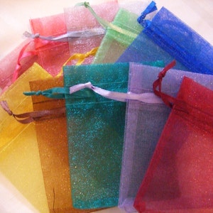 30 Pack 3 in x 4 in Organza Gift bags, Different Colors 17-42-140 image 2