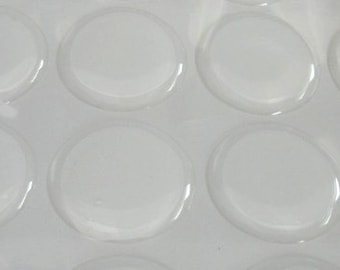 1 Inch Clear Circle Epoxy Domes, Circle Resin Stickers  (01-05-181)