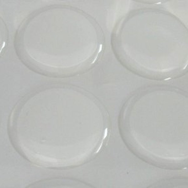 1 Inch Clear Circle Epoxy Domes, Circle Resin Stickers  (01-05-181)