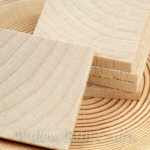 50 pcs 1 inch Wood Squares, Wood Tiles  (23-20-140)