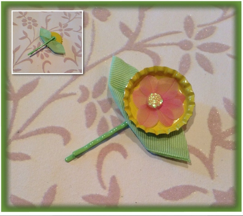07-34-702 100 Pack Colored Bobby Pins with 8mm Glue Pad