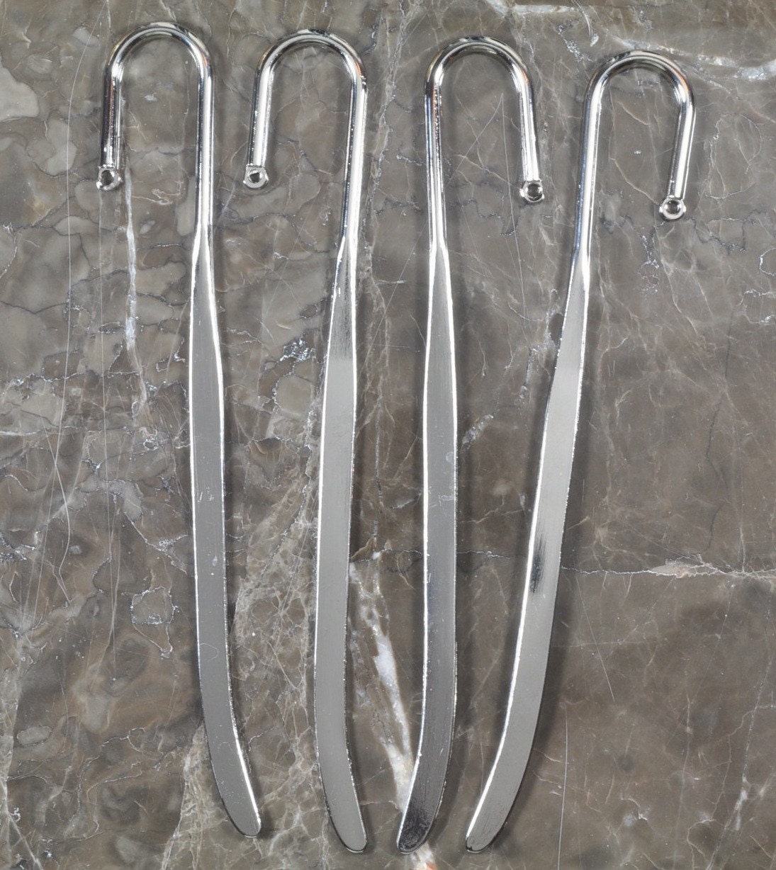 5 Shepherd Hook Bookmark Silver Plated 07 08 350 Etsy