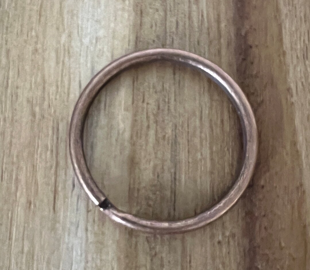 50 Copper Key Rings 30mm Etsy