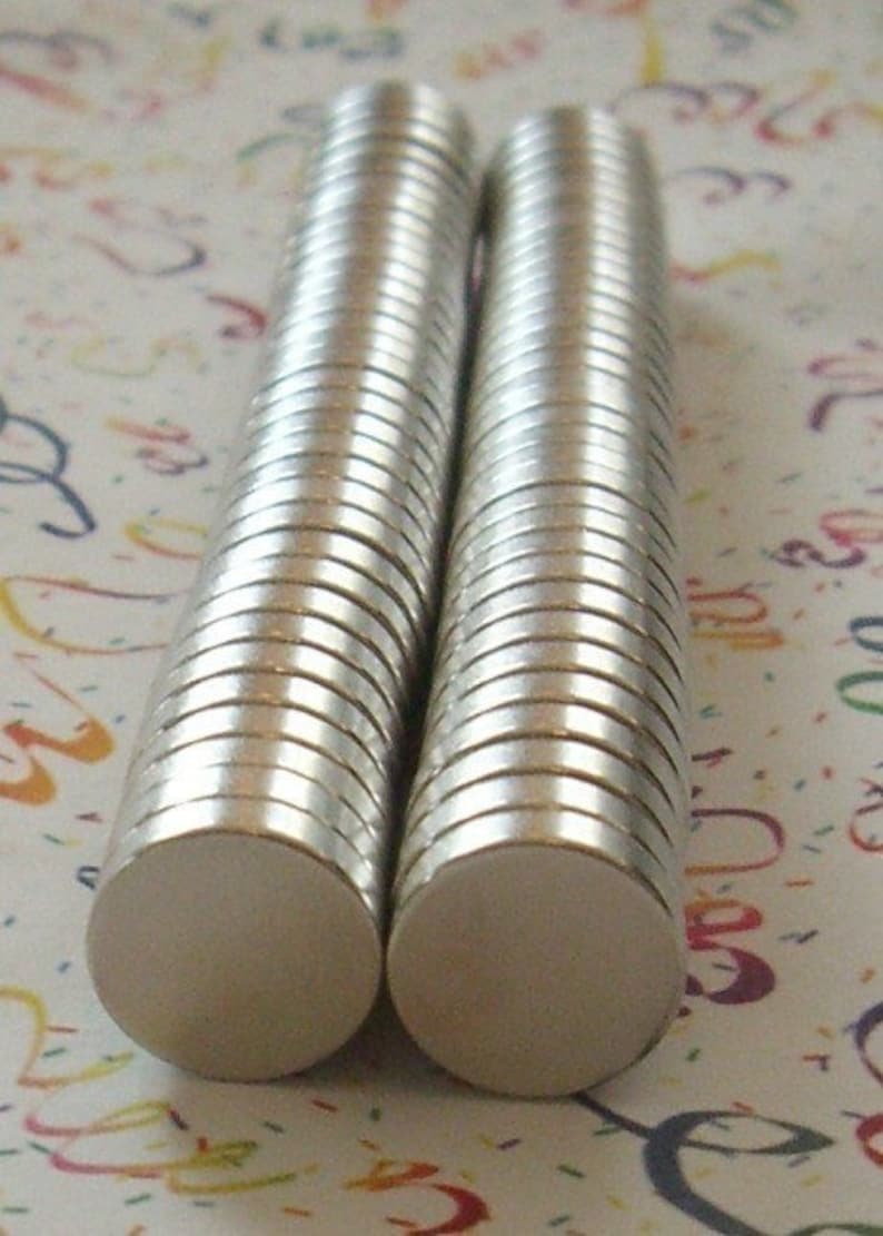 Neodymium Rare Earth Magnets 1//8/"x1//2/" 25 Pack