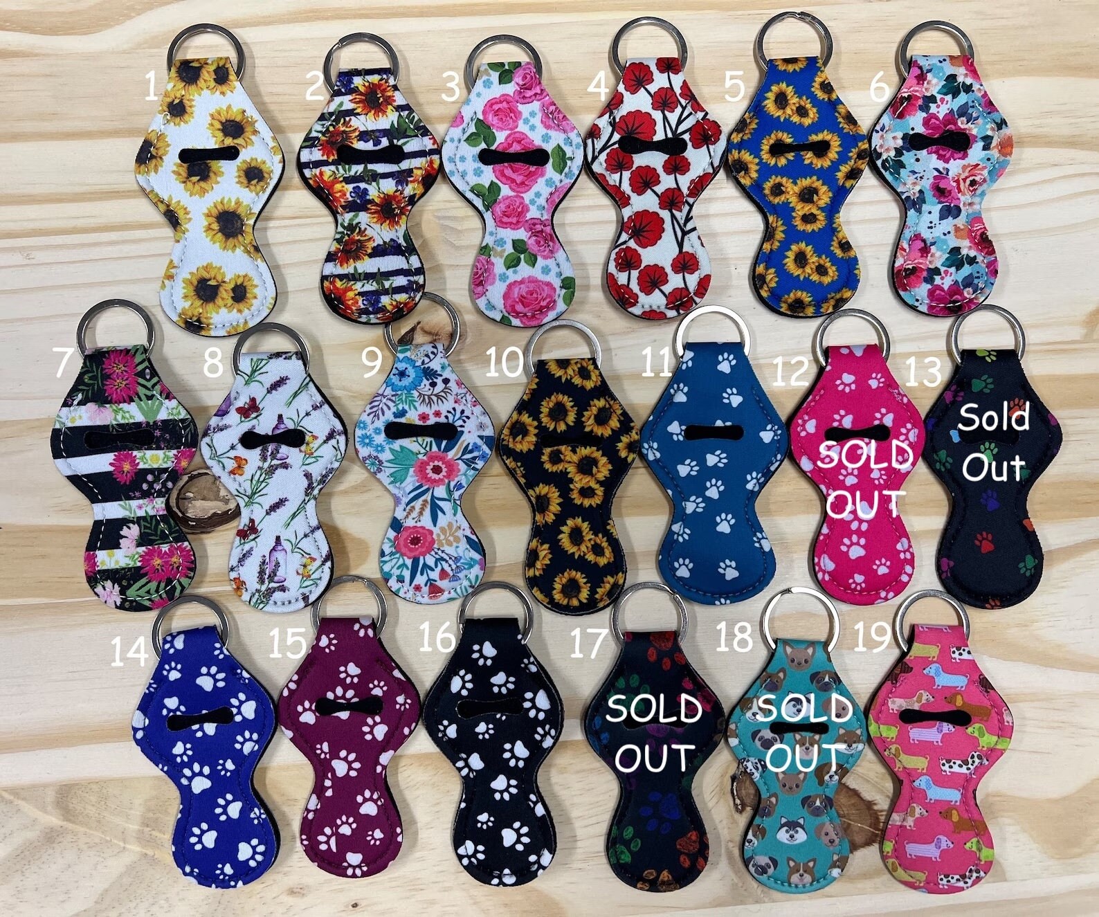 Sublimation Lip Balm Holder Keychain Blank Neoprene Lipstick - Temu